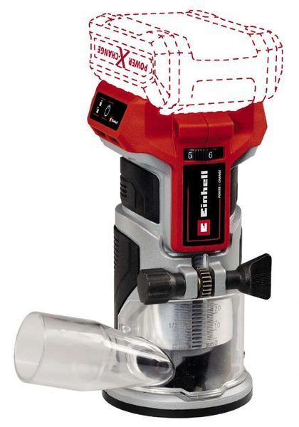 Фрезер аккумуляторный EINHELL TP-ET18 Li BL-Solo 4350412 фото