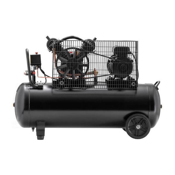 Компресор ремінний 100л INTERTOOL PT-0014 (3кВт/10атм/500л/хв) PT-0014 фото