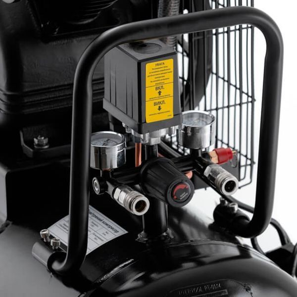 Компресор ремінний 100л INTERTOOL PT-0014 (3кВт/10атм/500л/хв) PT-0014 фото