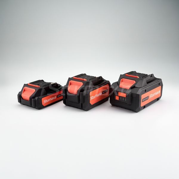 CRM2006B Акумулятор Li-Ion 20В, 6.0 Аг з індикатором заряду, серія Cordless Range Sturmax CRM2006B фото