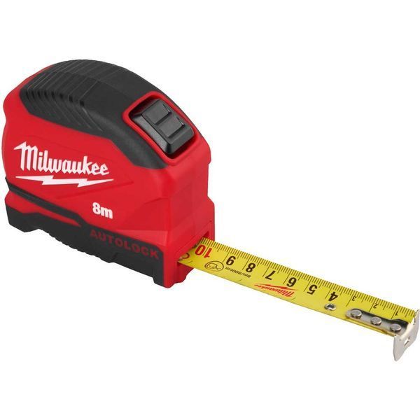 Рулетка 8 м MILWAUKEE Autolock Gen2 4932498774 (25 мм) 4932498774 фото