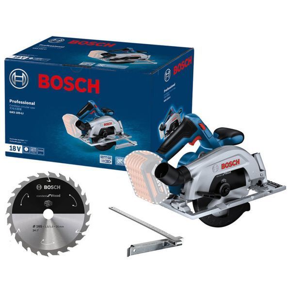Пила дискова акумуляторна BOSCH GKS 185-LI(каркас) 06016C1221 фото