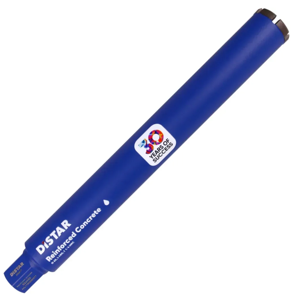 Алмазная коронка 62 мм DISTAR DDS-W 062*450*1 1/4 UNC (высокоармированный бетон) 17903094077 фото