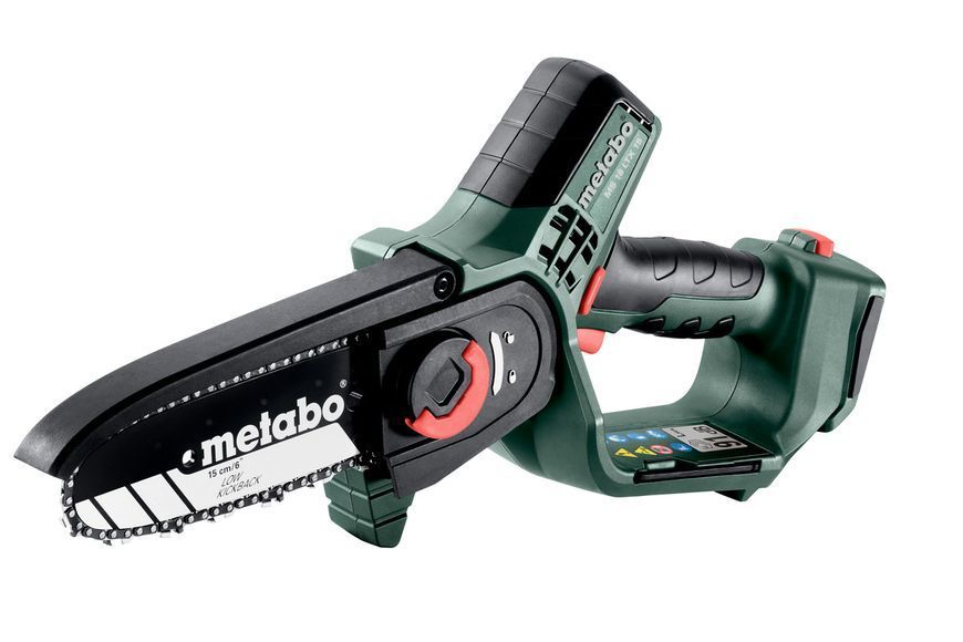 Пила цепная аккумуляторная METABO MS18LTX15 (каркас/мини/150мм/кейс) 600856840 фото