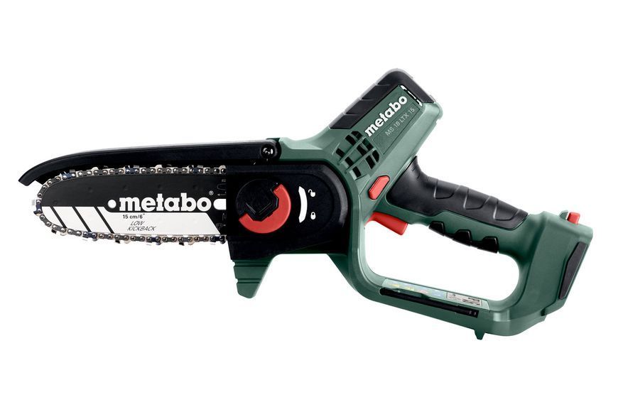 Пила цепная аккумуляторная METABO MS18LTX15 (каркас/мини/150мм/кейс) 600856840 фото