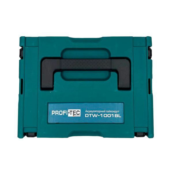 Гайкокрут акумуляторний PROFI-TEC DTW-1001BL (2акум. 5Аг/зарядка/кейс/3/4") DTW-1001BL фото