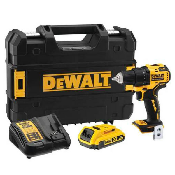 Шуруповерт аккумуляторный DEWALT DCD708D1T (1акум.18В 2Ач/зарядка/кейс/65Нм) DCD708D1T фото