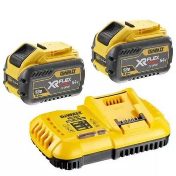 Набор DEWALT DCB118X2 (2акум.54В 9Ач DCB547/зарядка DCB118) DCB118X2 фото