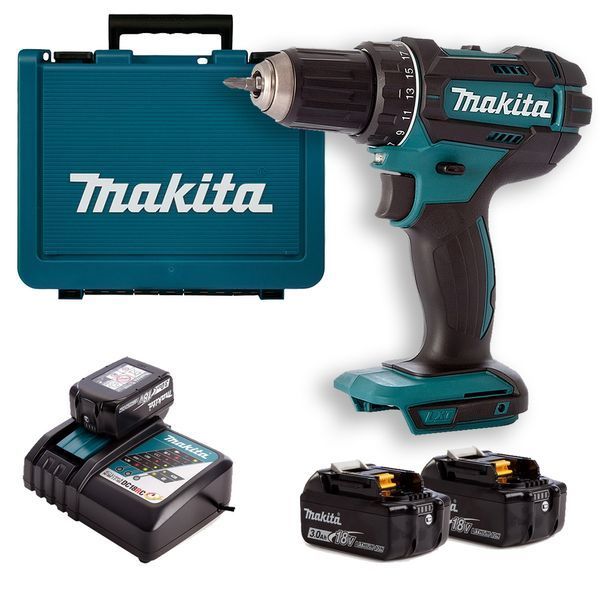 Шуруповерт аккумуляторный MAKITA DDF482RFE3 (3акум.18В 3Ач/зарядка/кейс) DDF482RFE3 фото