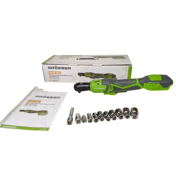 Гайкокрут акумуляторний кутовий GROSSER GRW 280 (20В/каркас) G0291 фото