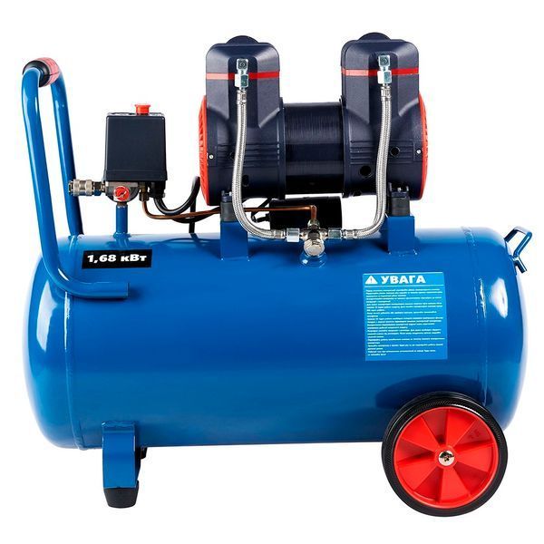 Компресор 50л ENERSOL ES-AC430-2OF (1.68кВт/430л/хв/безмасляний) ES-AC430-50-2OF фото