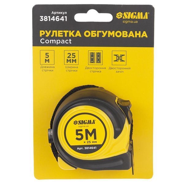 Рулетка 5 м SIGMA 3814641 3814641 фото