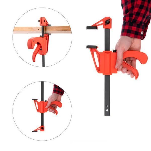 Струбцина автомат 150*60мм INTERTOOL HT-6020 HT-6020 фото