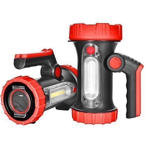 Ліхтар акумуляторний ручний STARK L-1-01 Li LED (5Вт+3Вт/з функцією PowerBank) 243000101 фото