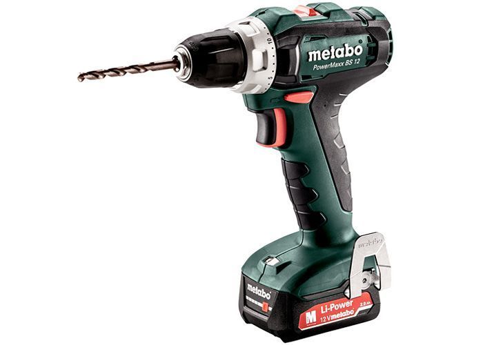 Шурупокрут акумуляторний METABO PowerMaxx BS 12 (2акум.12В 2Аг слайдер/зарядний SC 30/кейс) 601036500 фото