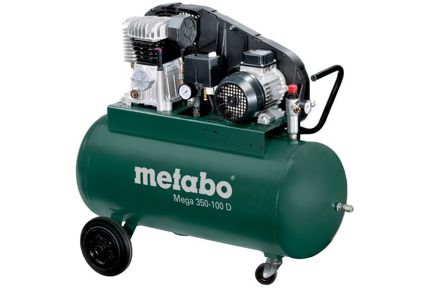 Компресор ремінний 100л METABO Mega 350-100 D 380в 601539000 фото