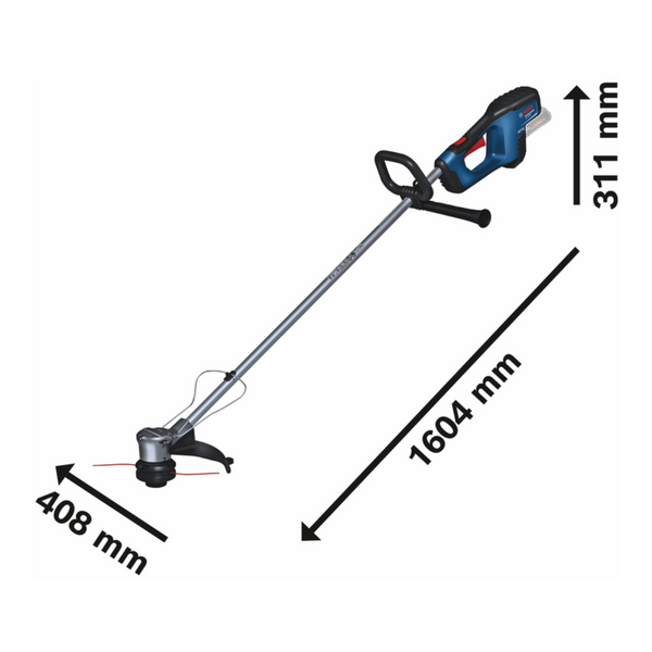 Тример акумуляторний BOSCH GRT18V-33 (18В/каркас) 06008D0000 фото