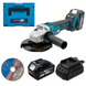 Шлифмашина угловая PROFI-TEC DGA20BL 006593 (2акум.20В 4Ач PT2040EP/зарядный/кейс) 006593 фото 1