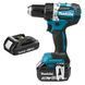 Шуруповерт аккумуляторный MAKITA DDF484RX4 (2акум.18В 3Ач+1.5Ач/зарядка/кейс) DDF484RX4 фото 1