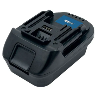 Переходник для аккумулятора DEWALT на MAKITA PROFI-TEC DW20PT (с адаптером USB) 006765 фото