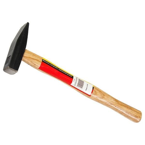 Молоток 300г INTERTOOL HT-0213 (деревянная ручка) HT-0213 фото
