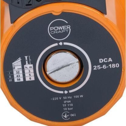 Насос циркуляционный POWER CRAFT DCA 25-6-180 81231 фото