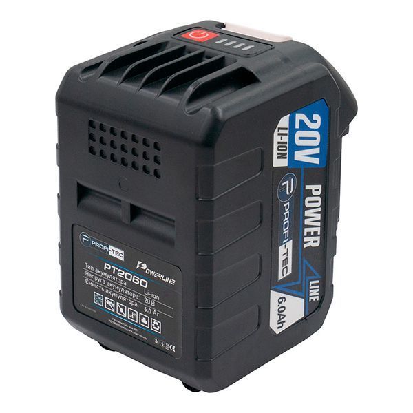 Акумулятор PROFI-TEC PT2060MP 006094 (20В 6Аг/високострумний) 006094 фото