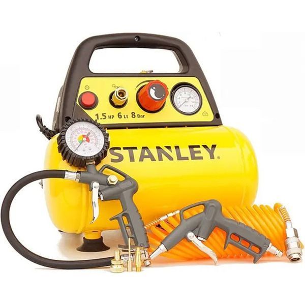 Компрессор 6л STANLEY DN200/8/6 (безмасляный) DN200/8/6 фото