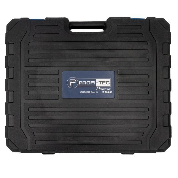 Набір акумуляторний PROFI-TEC (DHP485Bl+CBH36V+DGA36V+DTW281i/3акум.18В 9Аг/зарядка/кейс) Combo set4 фото