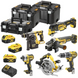 Набір акумуляторний DEWALT DCK 685P3 (6 інструментів/3акум.18В 5Аг/зарядний/3 кейси/візок) DCK 685P3 фото 8