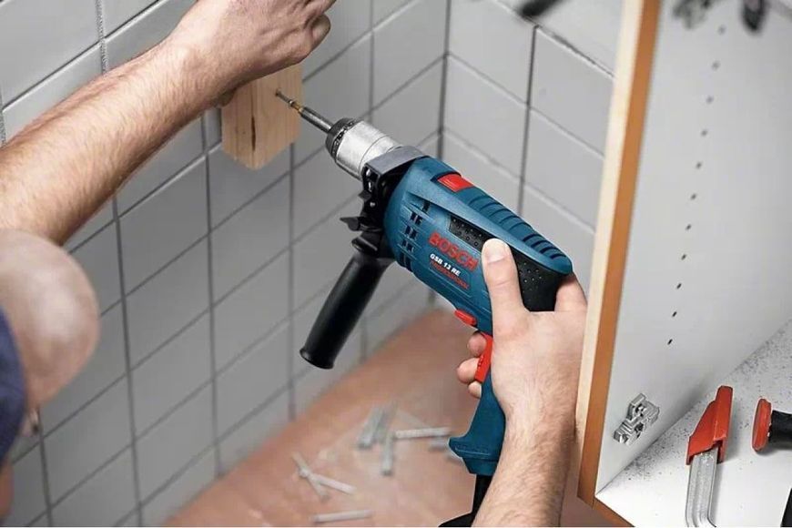 Дрель ударная BOSCH GSB13RE (600Вт/ кейс) 0601217104 фото