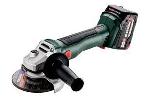 Шлифмашина угловая аккумуляторная METABO W 18 L BL 9-125 (2акум.18В 4Ач/зарядный/кейс) 602374510 фото