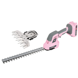 Ножиці для трави акумуляторні GROSSER PHS 311 Pink Adition (1акум. 20В 2Аг/з кущорізом 305мм) G0298 фото