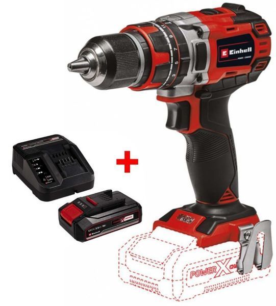 Шуруповерт EINHELL TE-CD 18/50 Li-i BLKit 2.5Аг(кейс) 4513942K фото