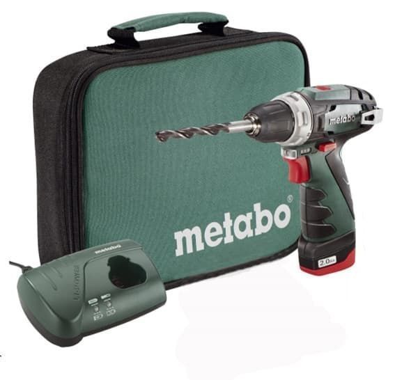 Шурупокрут METABO PowerMaxx BS 600079500 (1акум.12В 2Аг/зарядний LC 40/сумка) 600079500 фото