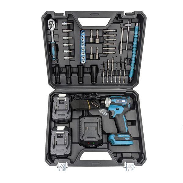 Шурупокрут акумуляторний імпульсний PROFI-TEC PCW36V (2акум.18В 5Аг/зарядка/кейс/170Нм) PCW36V фото