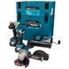 Набір акумуляторного інструменту MAKITA DLX3155TJ (DGA504+DDF486+DTD153+2ак 5А+зарядне кейс) DLX3155TJ фото 1