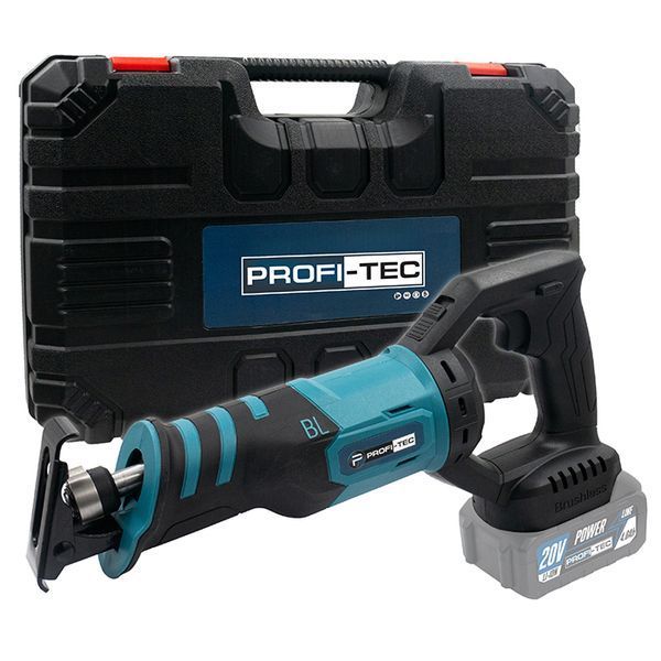 Пила шабельна PROFI-TEC BJR2028BL 006625 (20В/каркас/кейс) W00014665 фото