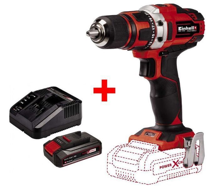 Шуруповерт EINHELL TE-CD 18/40 Li Kit2.5Аг 4513925-16 фото