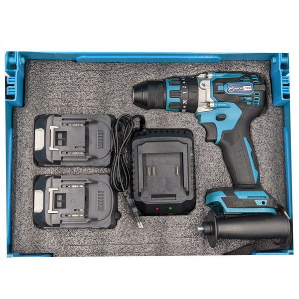 Шуруповерт аккумуляторный PROFI-TEC DHP485Bl (2акум.5Ач/зарядка/кейс) DHP485Bl фото