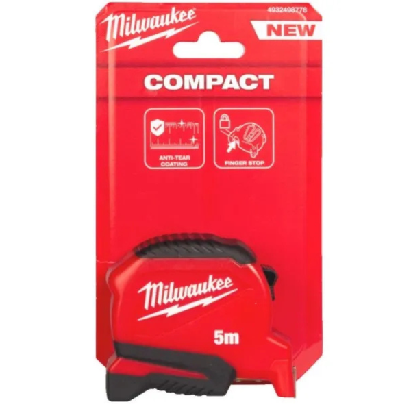 Рулетка 5м MILWAUKEE Pro Compact New 4932498778 (25мм) 4932498778 фото