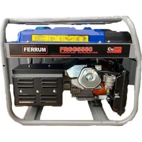 Генератор бензиновый FERRUM FRGG5560 (5,5-6.0кВт/ручной стартер) FRGG5560 фото