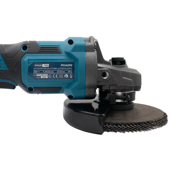 Шліфмашина кутова PROFI-TEC PGA202 006993 (20В/каркас) 006993 фото