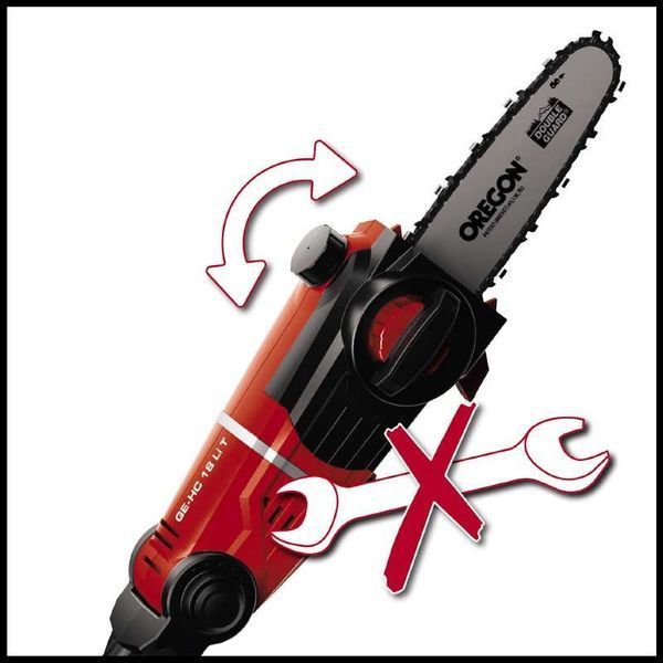 Высоторез аккумуляторный EINHELL GE-HC 18Li T-Solo+кусторез 3410800 фото