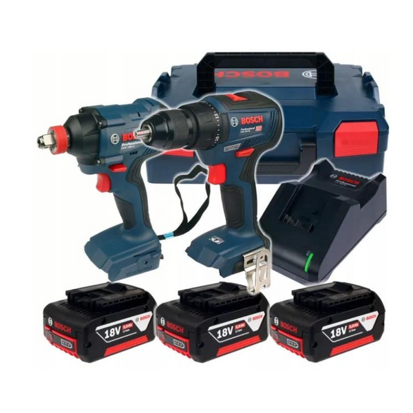 Набір акумуляторний BOSCH 06019G5227 (GDX180-Li/GSR18V-50/3акум.18В 5Аг/зарядка/кейс) 06019G5227 фото