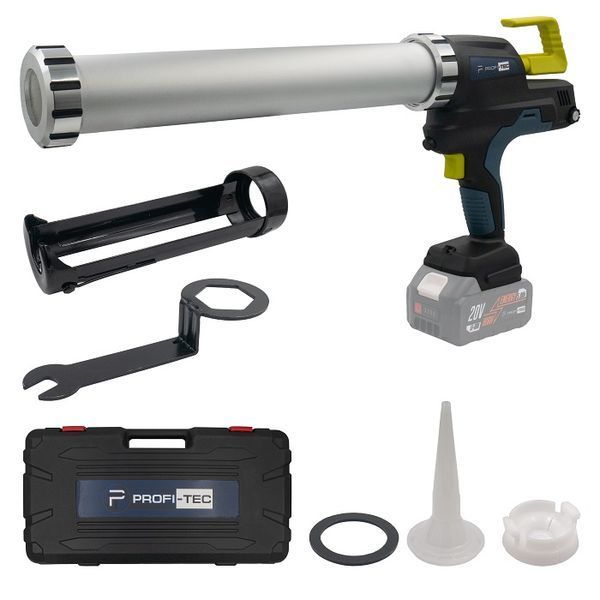 Пістолет для герметику акумуляторний PROFI-TEC PCG20BL 006084 (20В/каркас/кейс) W00014668 фото