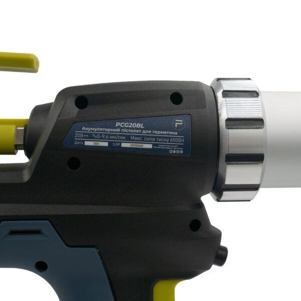 Пістолет для герметику акумуляторний PROFI-TEC PCG20BL 006084 (20В/каркас/кейс) W00014668 фото