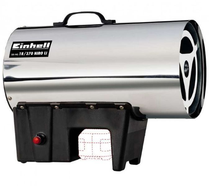 Гармата теплова газова EINHELL GE-HG 18/370 NIROLi-Solo 2330805 фото