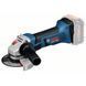 Шліфмашина кутова акумуляторна BOSCH GWS 18-125 V-Li (18В/каркас) 060193A307 фото 1