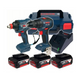 Набір акумуляторний BOSCH 06019G5227 (GDX180-Li/GSR18V-50/3акум.18В 5Аг/зарядка/кейс) 06019G5227 фото 1